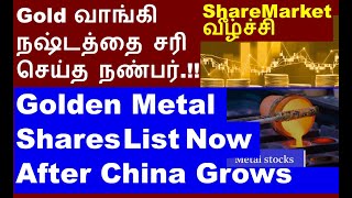 Best Metal Shares List  JSWSteel share  US FIIs data Gold as hedge SAIL share after China grow [upl. by Yuria]