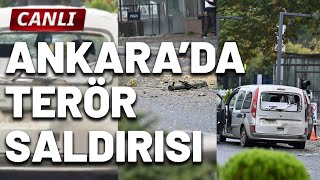 CANLI  Ankarada terör saldırısı  HalkTV [upl. by Semajwerdna]