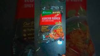 Korean ramen spicy kimchi veg meal kpot [upl. by Naeroled]