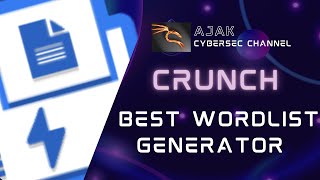 Crunch Tool  Best wordlist Generator  Bug Bounty  Ethical Hacking  Password Generator2022 [upl. by Jedthus317]