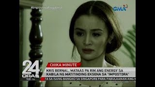 Kris Bernal mataas pa rin ang energy sa kabila ng matitinding eksena sa quotImpostoraquot [upl. by Alard]