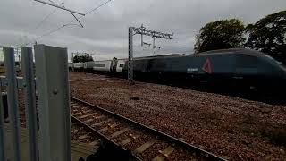 Pendolino train at Carstairs on 20241006 at 1622 Calf Visinse VR180 [upl. by Arvo]