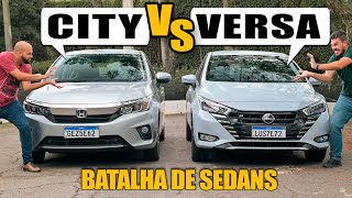 Honda CITY VS Nissa VERSA qual sedan 2024 leva essa disputa [upl. by Niassuh238]