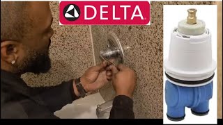 How to replace a Delta Shower Cartridge [upl. by Annaiv]