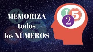 Cómo memorizar números fácilmente  supermemoria 4 [upl. by Anivla]