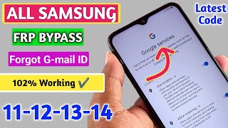 Finally New MethodAll Samsung FRP BypassUnlock 2024 All Android 121314  Google Account Remove [upl. by Herc]