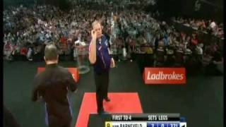 Raymond van Barneveld  All Five 9  Dart Finishes [upl. by Nauqram386]