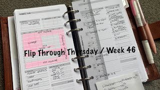 Flip Through Thursday  Week 46  November 2024  Pink Planner Girl [upl. by Rawdon]