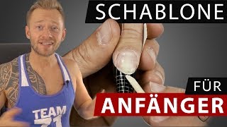 GelNägel  Schablonen Tutorial für Anfänger [upl. by Ztnarf13]