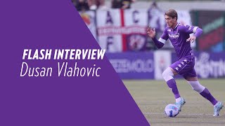 Moena2021 Dusan Vlahovic  Flash Interview [upl. by Arianne]