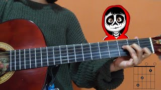 Recuérdame de Coco  Fácil con Acordes 🎶🎸 [upl. by Zollie893]