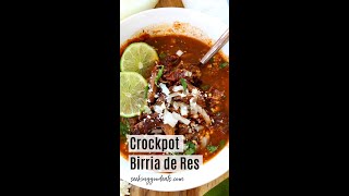 Crockpot Birria Recipe with Beef  shorts [upl. by Ynaffyt]