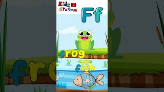 The Letter F  F song  Alphabet Song  Kidzstation Shorts [upl. by Nosnej]