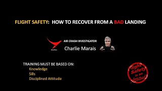 FLIGHT SAFETY How to Recover from a Bad Landing [upl. by Anival870]