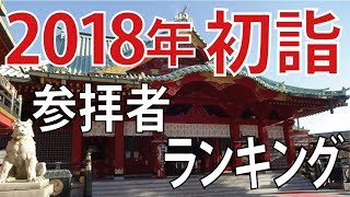 【初詣！2018年】東京の初詣 （東京の神社） お正月の参拝者ランキング Japan Tokyo shrine [upl. by Eseilana]