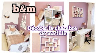 DÉCORATION CHAMBRE DE MA FILLE 💞 BampM ROOM TOUR 🎊🎉  SaintBricesousForêt  ⚠️ [upl. by Kerianne]