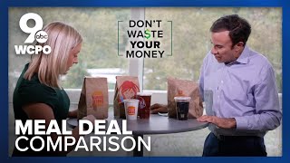 Comparing McDonalds Wendys and Burger King meal deals [upl. by Lindley]