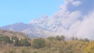 Etna spettacolare eruzione in ATTO [upl. by Jegger]