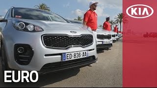 Kia Sportage Test drive event in the South FranceㅣEuro FootballㅣKia [upl. by Akenn]