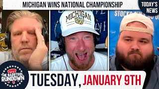 Dave Portnoy Led Michigan to a National Championship  Barstool Rundown  January 9th 2024 [upl. by Ehsom]