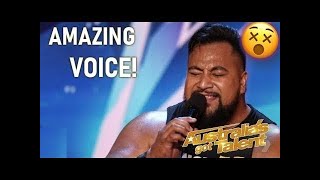 Strongest Man On Earth Eddie Williams SHOCKS With A Singing Audition  Australias Got Talent 2019 [upl. by Mak]