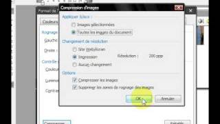 Comment réduire la taille dun document Office 2003 et supérieur avec images [upl. by Mina]