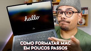 COMO FORMATAR MAC RESTAURE SEU MACBOOK E IMAC PARA VENDA EM POUCOS PASSOS [upl. by Acinot]