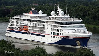 HANSEATIC inspiration  spectacular amazing beautiful aerial views at Kiel Canal  4KQualityVideo [upl. by Gustie981]