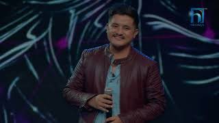 Ashwin Rai quotChautarimaquot The Voice of Nepal Season 5 2023 [upl. by Aym]