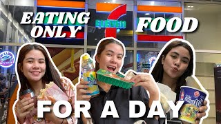 Eating ONLY 711 FOOD For a Day by Ms Grace [upl. by Guerin]