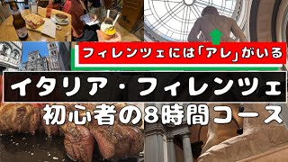 【高さ517cm】世界一有名な「あの像」はイタリア・フィレンツェにいる！イタリア初心者の王道旅。デカいもの見てデカい肉食べる [upl. by Eillo558]