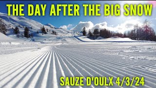 Sauze dOulx  The day after the big snow [upl. by Guildroy45]