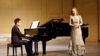 Alexandra Sherman mezzosoprano sings Bellini quotDolente immaginequot [upl. by Marve]