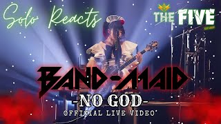 BANDMAID  NO GOD  THE FIVE FIRST TIME REACTION [upl. by Lerud]