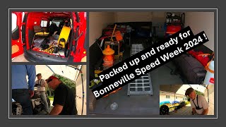 Packed up amp ready for Bonneville Speed Week 2024 Rocket 3 [upl. by Burl]