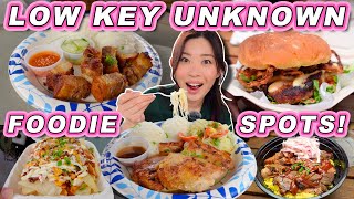 LOW KEY FOOD SPOTS in Honolulu  Delicious and Undiscovered Eats [upl. by Redep292]