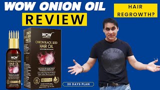 WOW Onion Black Seed Hair Oil Review  Onion Oil benefits Hair Growth How To Use WOW Onion Oil [upl. by Aala]