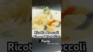 Recorder Broccoli Almond Tortellini Pasta pasta ricotta italia food foodlover [upl. by Pelaga]