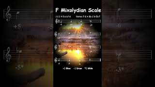 Scales e Modes  F Mixolydian Scale ascending and descending Jazz Chromatic Harmonica Tabs Key of C [upl. by Mulligan448]