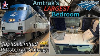 Is Amtraks Accessible Bedroom Truly the BEST  BONUS look at a Roomette on the Capitol Limited [upl. by Gawen384]