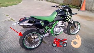 Kawasaki klx 650 c supermoto [upl. by Aydiv]