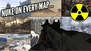 1 NUKE On EVERY Map In The Original Modern Warfare 2 [upl. by Jankell]