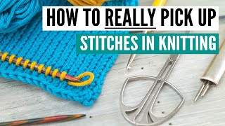 How to REALLY pick up stitches 10 handson techniques for all projects [upl. by Abigale]