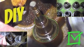 How To VALVE stem SEAL replace WITHOUT engine HEAD remove [upl. by Silohcin897]