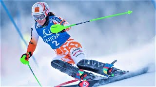 Petra VLHOVA  Slalom 2 Run 1  Spindleruv Mlyn CZE  2023 [upl. by Karab99]