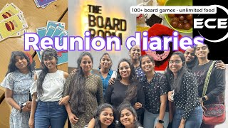 VLOG 8 Best reunion girls day out PANIMALAR gang ECE girls games TAMIL unlimitedfood [upl. by Ahsienor]