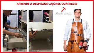 Aprende a despiezar cajones con rieles [upl. by Goer]