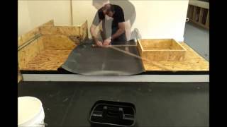 Roofing Membrane Application Around Skylight [upl. by Brebner808]