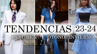 RESUMEN TENDENCIAS OTOÑOINVIERNO 2024  TOP 10 [upl. by Prosser]