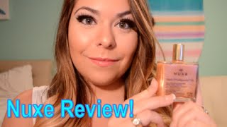 Nuxe Shimmer Oil Review  Octoly [upl. by Hattie]